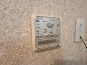 【浴室暖房換気乾燥機操作パネル】