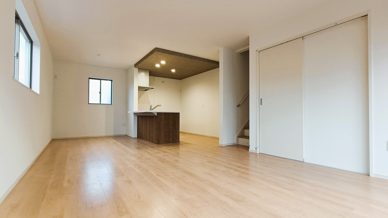 家族が自然に集りそうな広さが魅力のLDK。